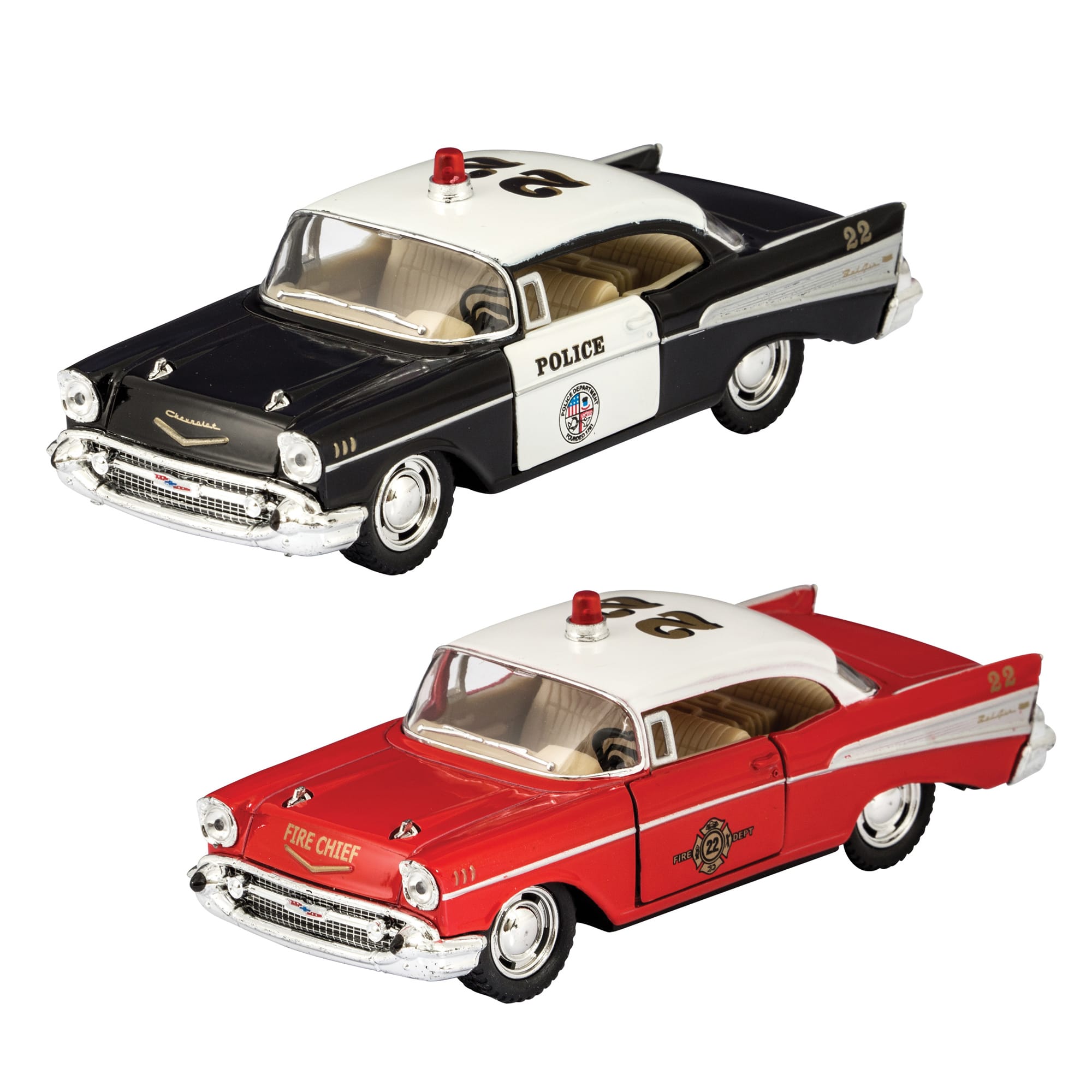 Diecast Fire/Police Chevrolet Bel Air